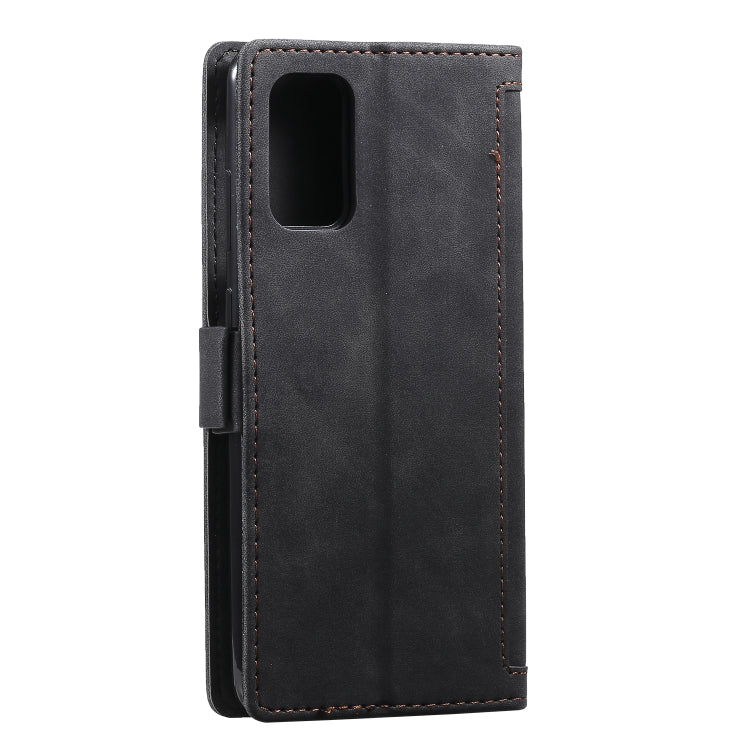For Galaxy S20 Retro Splicing Horizontal Flip Leather Case with Card Slots & Holder & Wallet