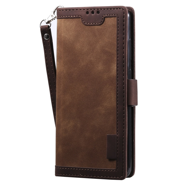 For Galaxy S20 Retro Splicing Horizontal Flip Leather Case with Card Slots & Holder & Wallet