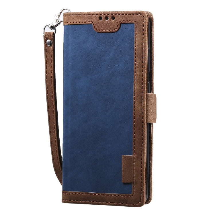 For Galaxy S20 Plus Retro Splicing Horizontal Flip Leather Case with Card Slots & Holder & Wallet