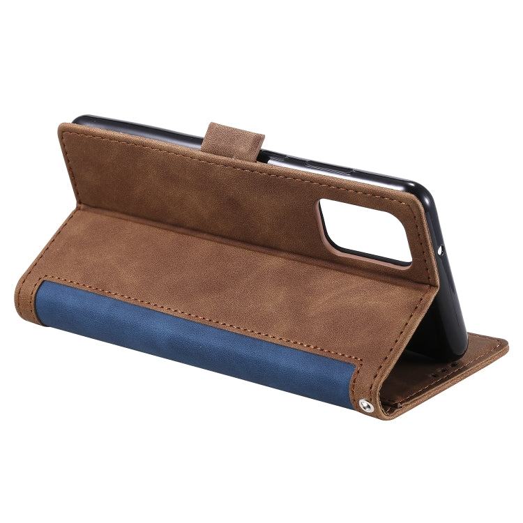 For Galaxy S20 Plus Retro Splicing Horizontal Flip Leather Case with Card Slots & Holder & Wallet