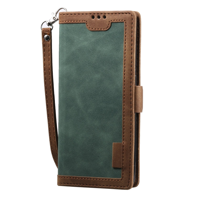 For Galaxy S20 Plus Retro Splicing Horizontal Flip Leather Case with Card Slots & Holder & Wallet