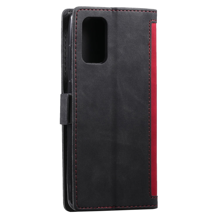 For Galaxy S20 Plus Retro Splicing Horizontal Flip Leather Case with Card Slots & Holder & Wallet