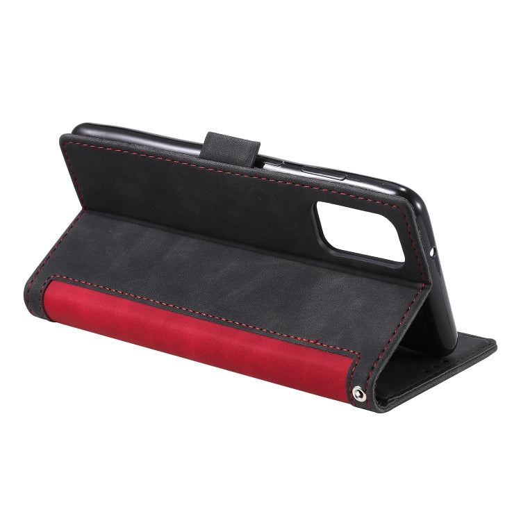 For Galaxy S20 Plus Retro Splicing Horizontal Flip Leather Case with Card Slots & Holder & Wallet