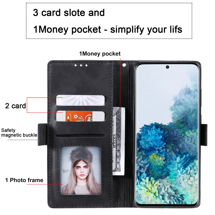 For Galaxy S20 Plus Retro Splicing Horizontal Flip Leather Case with Card Slots & Holder & Wallet
