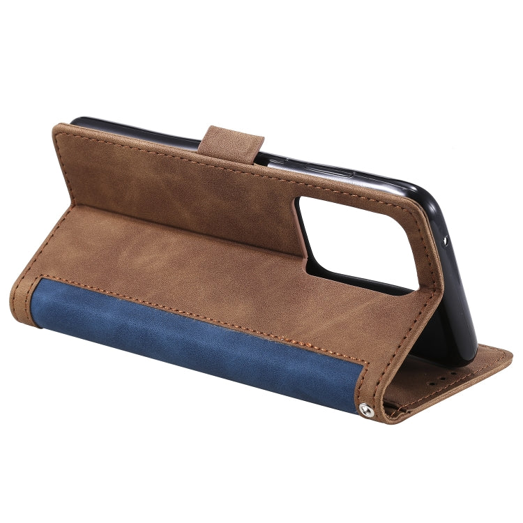 For Galaxy S20 Ultra Retro Splicing Horizontal Flip Leather Case with Card Slots & Holder & Wallet
