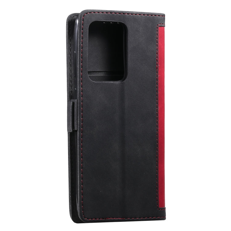 For Galaxy S20 Ultra Retro Splicing Horizontal Flip Leather Case with Card Slots & Holder & Wallet