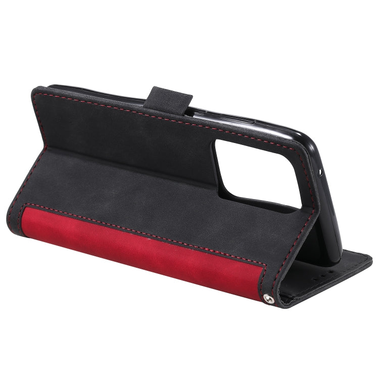 For Galaxy S20 Ultra Retro Splicing Horizontal Flip Leather Case with Card Slots & Holder & Wallet