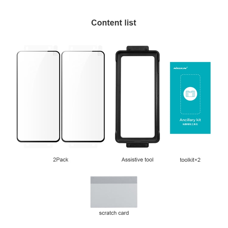 For Samsung Galaxy S23+ 5G NILLKIN Impact Resistant CurvedSurface Tempered Glass Film
