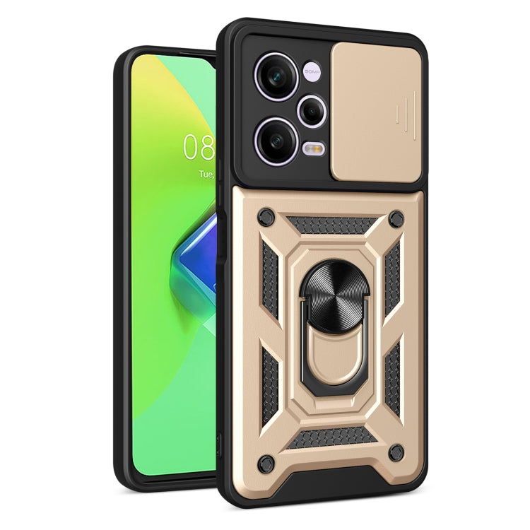 For Xiaomi Redmi Note 12 Pro 5G Sliding Camera Cover Design Phone Case
