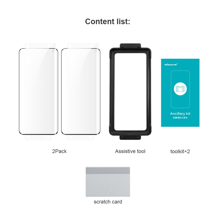 For OnePlus 11 NILLKIN Impact Resistant Curved Surface Tempered Glass Film