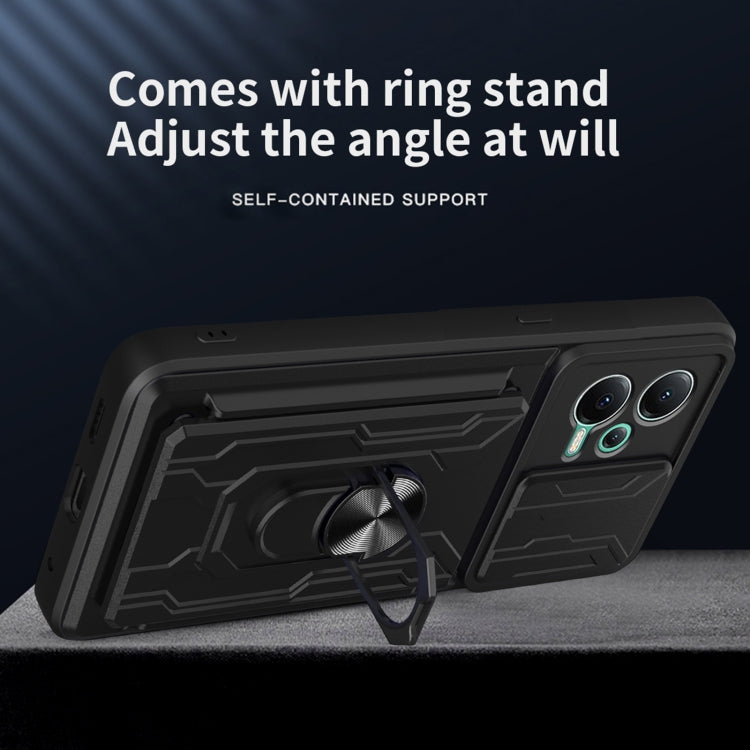 For Xiaomi Redmi Note 12 5G Sliding Camshield Card Phone Case