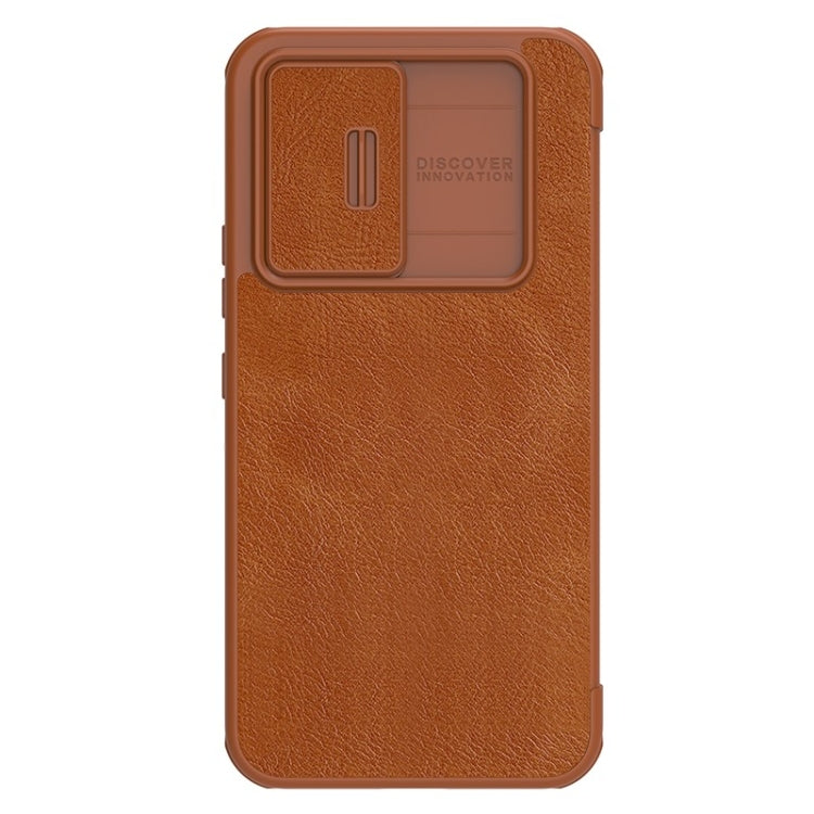 For Samsung Galaxy A54 5G NILLKIN QIN Series Pro Sliding Camera Cover Design Leather Phone Case