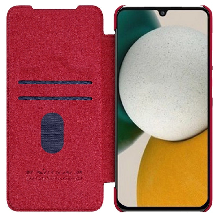 For Samsung Galaxy A54 5G NILLKIN QIN Series Pro Sliding Camera Cover Design Leather Phone Case