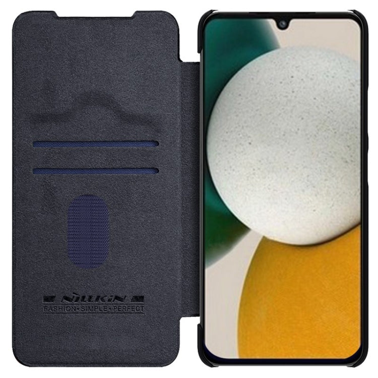 For Samsung Galaxy A54 5G NILLKIN QIN Series Pro Sliding Camera Cover Design Leather Phone Case