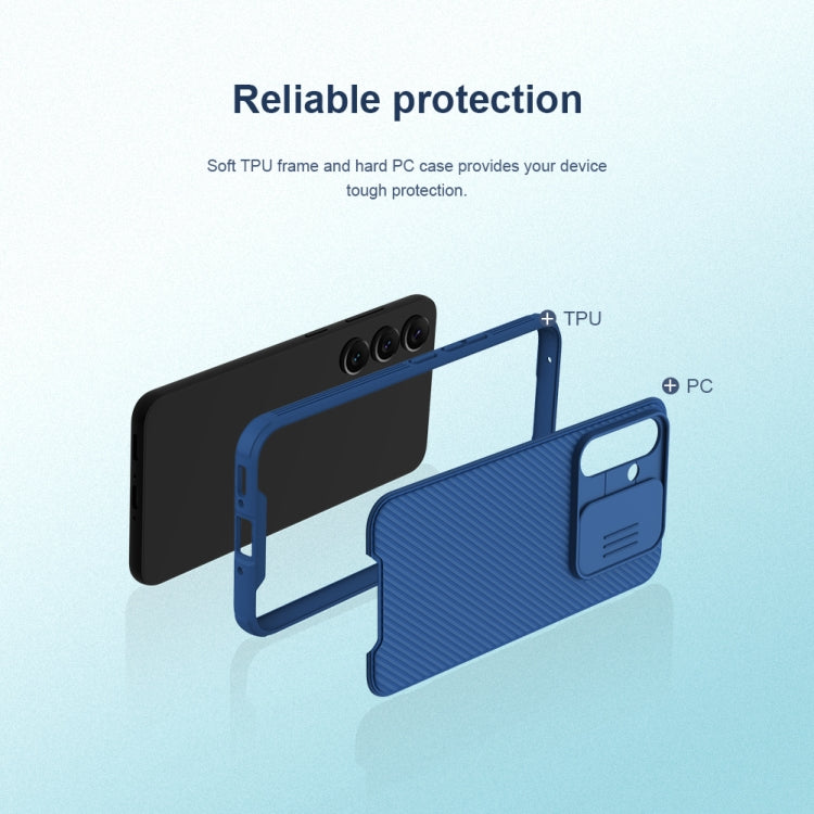 For Samsung Galaxy A54 5G NILLKIN Black Mirror Pro Series Camshield PC Phone Case