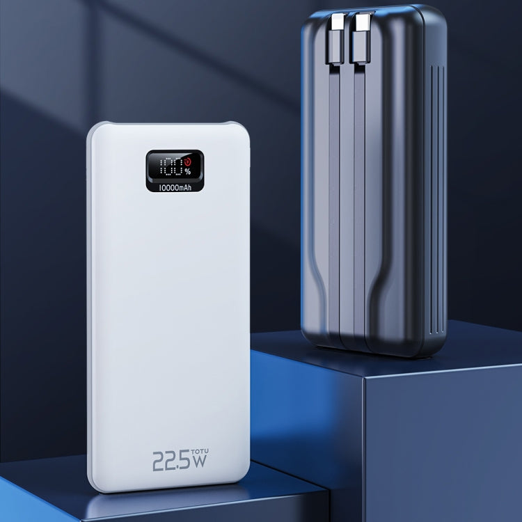 TOTUDESIGN Two-cable Fast Charging Power Bank, Capacity:10000mAh
