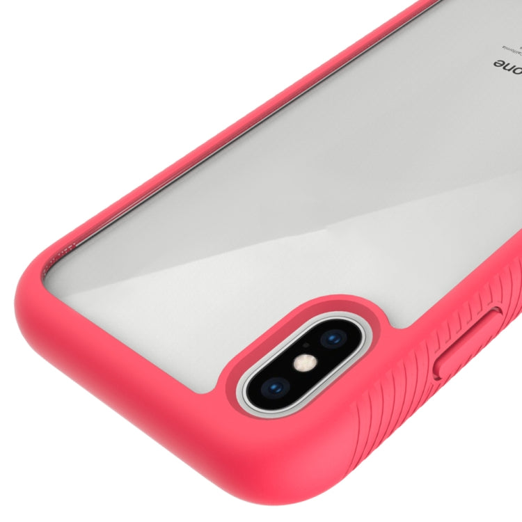 For iPhone XS Max Starry Sky Solid Color Series Shockproof PC + TPU Protective Case