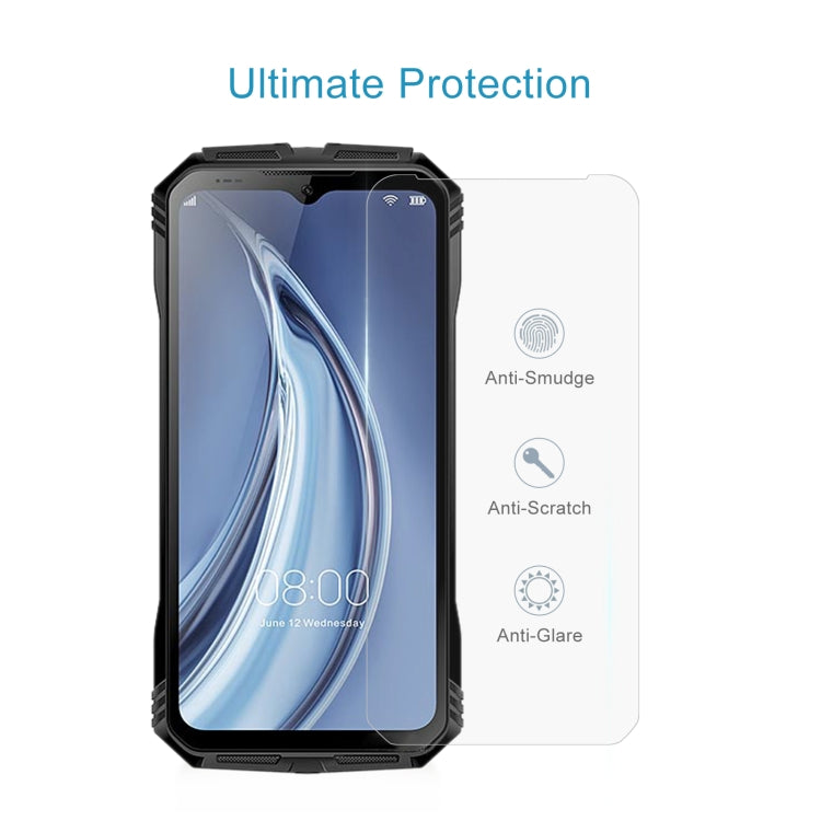 For Doogee S100 10pcs 0.26mm 9H 2.5D Tempered Glass Film