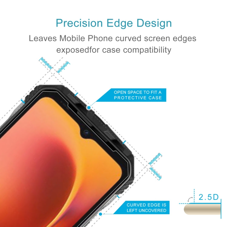 For DOOGEE V Max 10pcs 0.26mm 9H 2.5D Tempered Glass Film