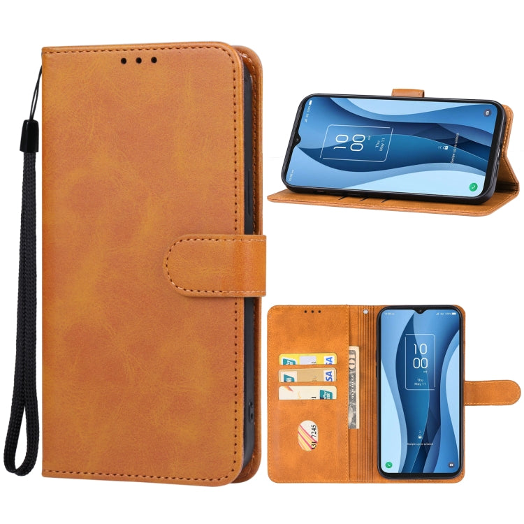 For TCL 40 X Leather Phone Case