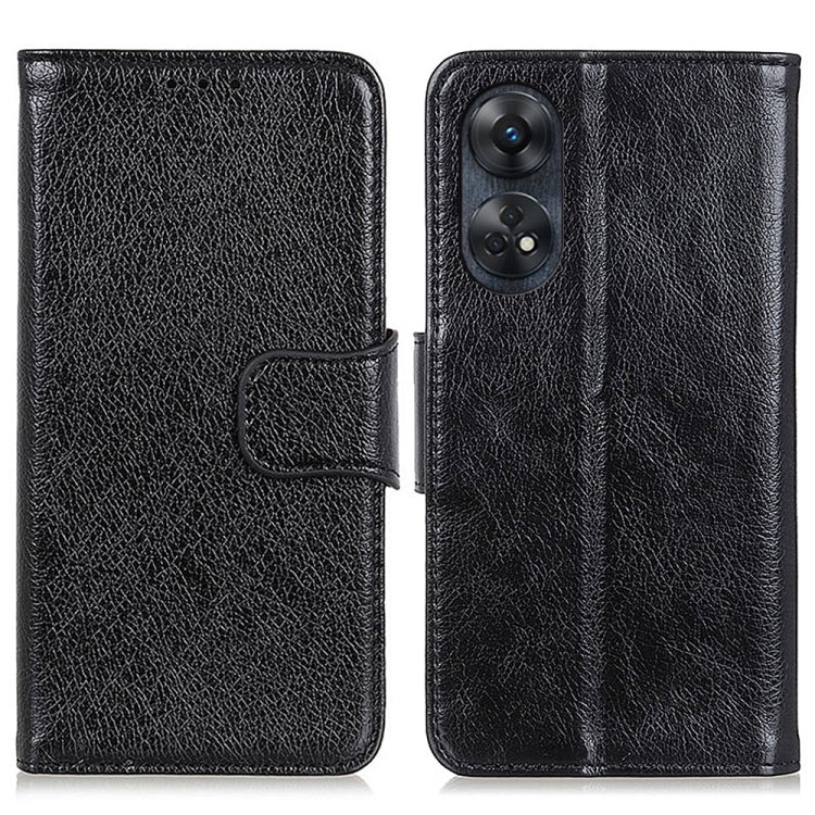 For OPPO Reno8 T 4G Nappa Texture Flip Leather Phone Case