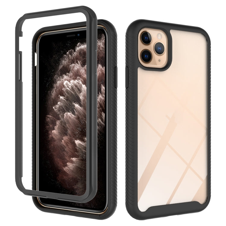 For iPhone 11 Pro Max Starry Sky Solid Color Series Shockproof PC + TPU Protective Case