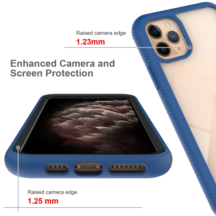 For iPhone 11 Pro Max Starry Sky Solid Color Series Shockproof PC + TPU Protective Case