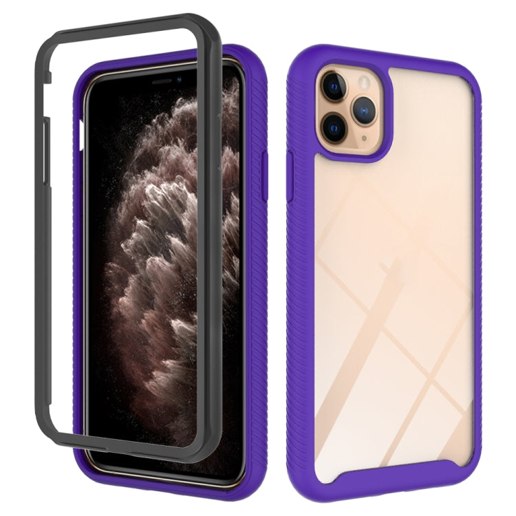 For iPhone 11 Pro Max Starry Sky Solid Color Series Shockproof PC + TPU Protective Case