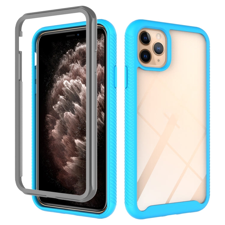 For iPhone 11 Pro Max Starry Sky Solid Color Series Shockproof PC + TPU Protective Case