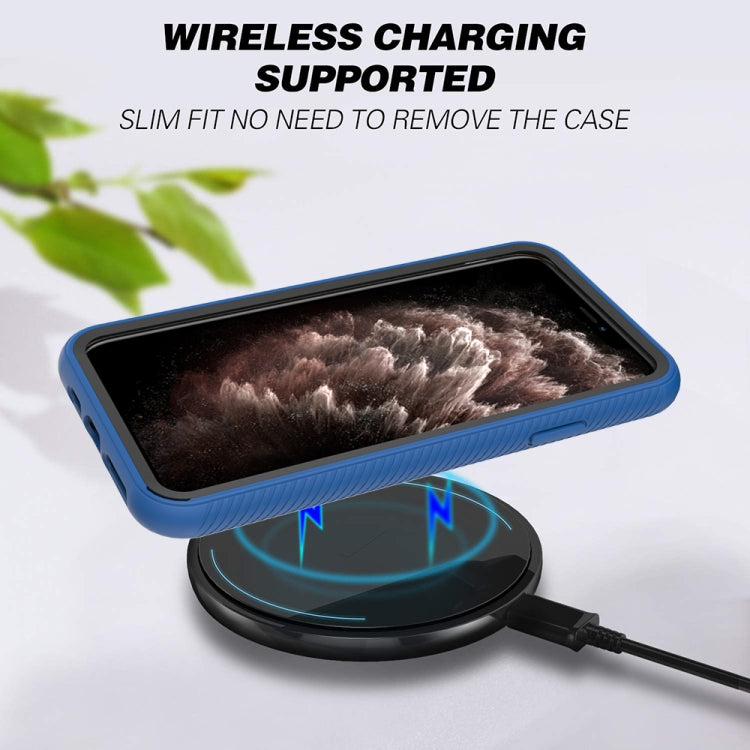 For iPhone 11 Pro Max Starry Sky Solid Color Series Shockproof PC + TPU Protective Case