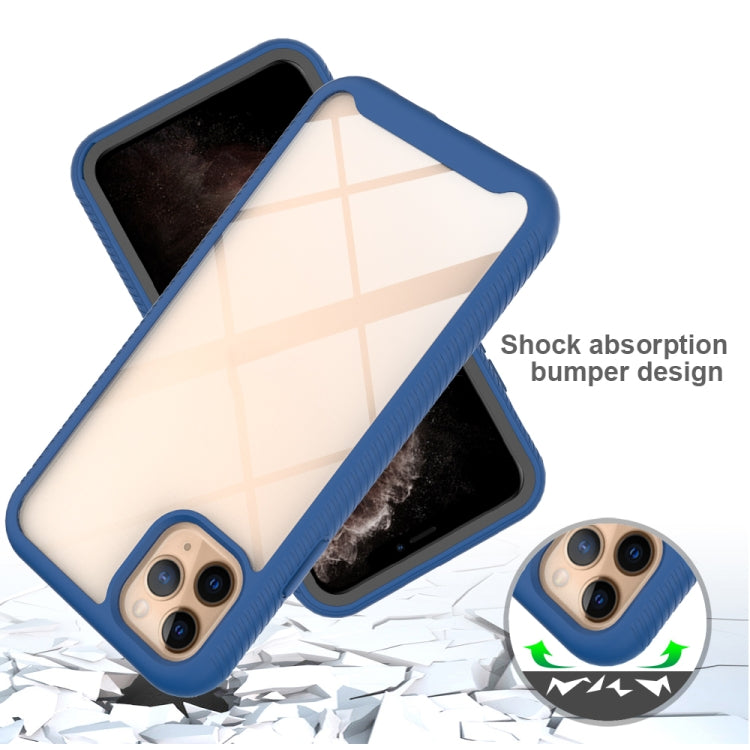 For iPhone 11 Pro Max Starry Sky Solid Color Series Shockproof PC + TPU Protective Case