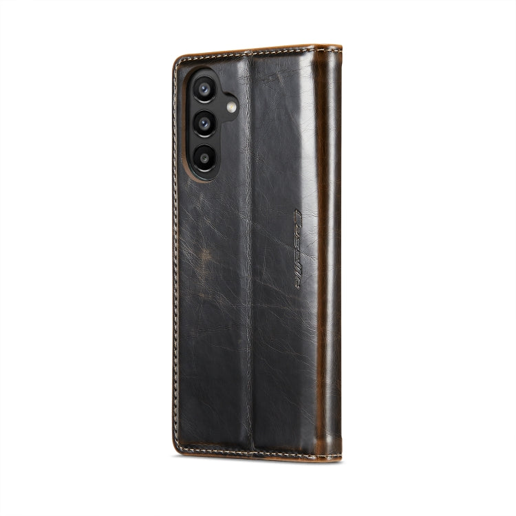 For Samsung Galaxy A34 5G CaseMe 003 Crazy Horse Texture Leather Phone Case