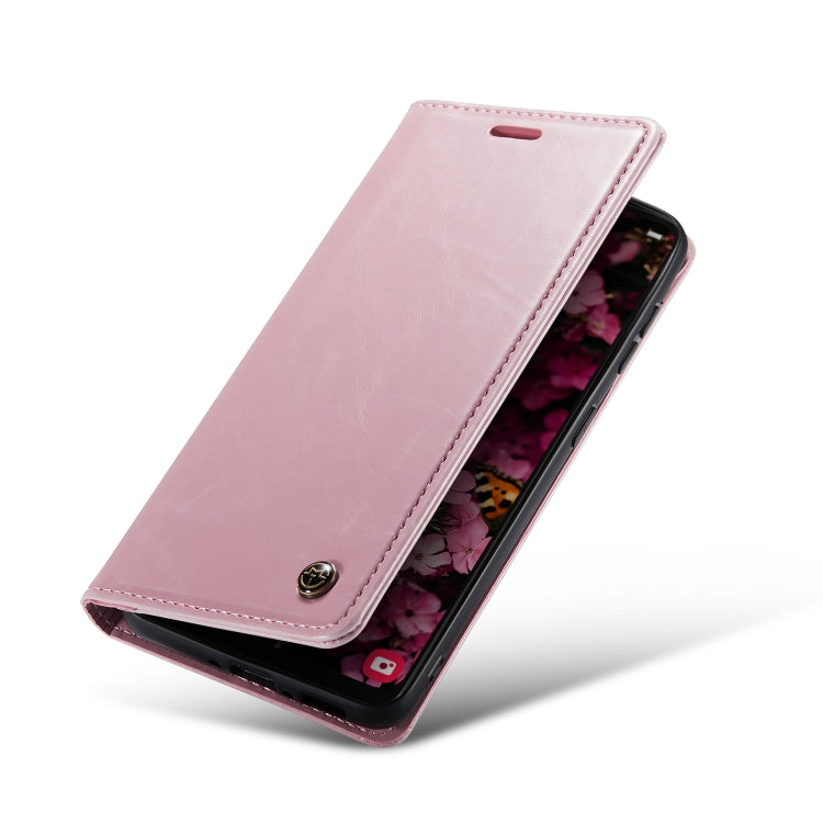 For Samsung Galaxy A34 5G CaseMe 003 Crazy Horse Texture Leather Phone Case