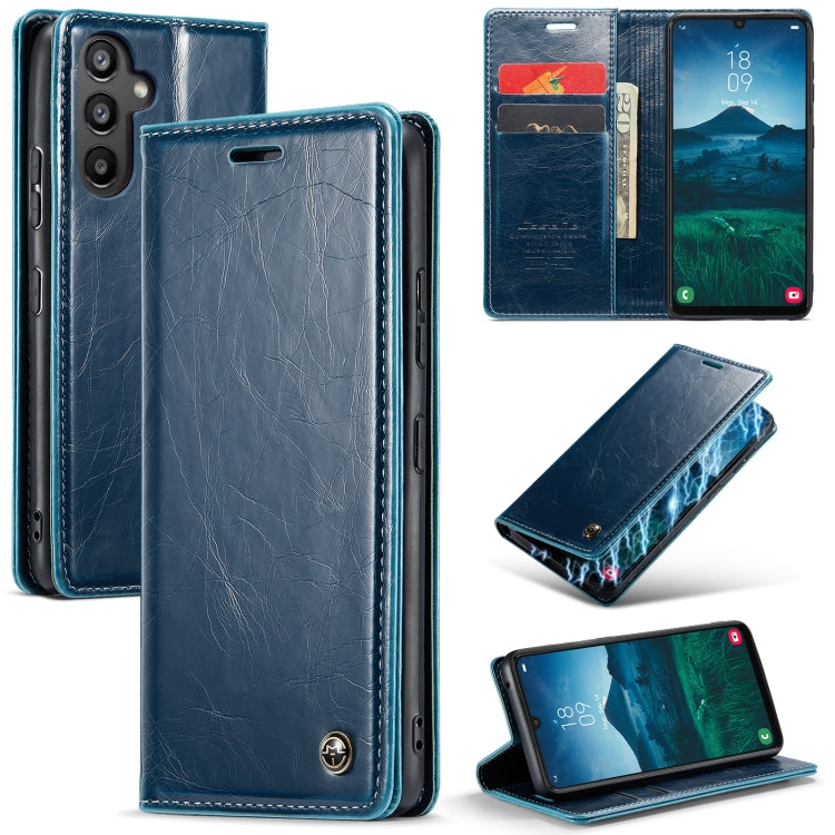 For Samsung Galaxy A34 5G CaseMe 003 Crazy Horse Texture Leather Phone Case