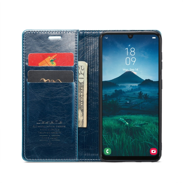 For Samsung Galaxy A34 5G CaseMe 003 Crazy Horse Texture Leather Phone Case
