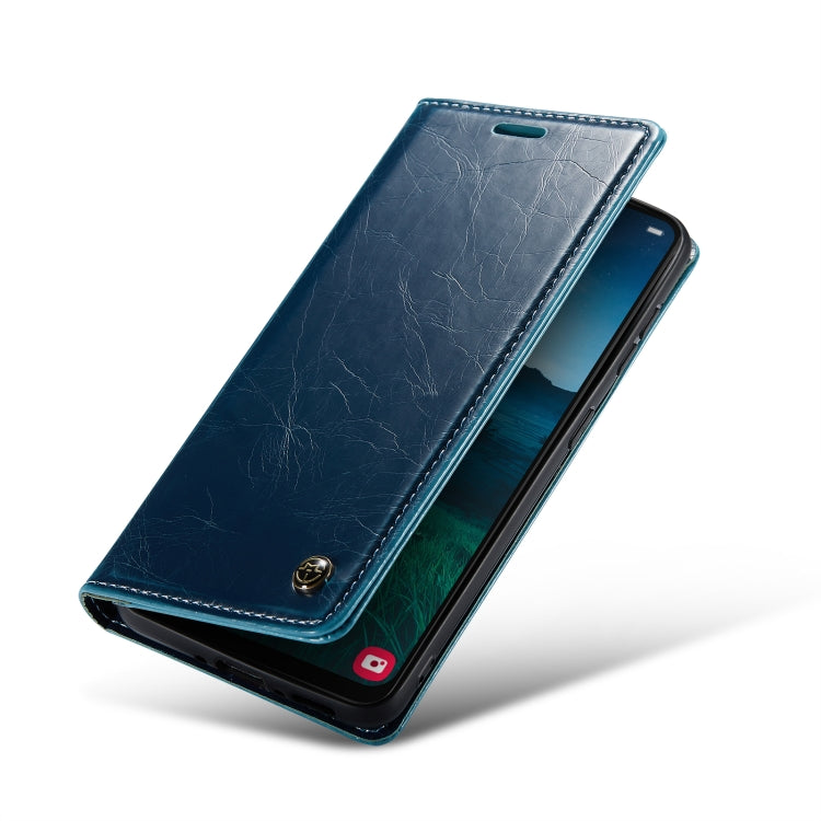 For Samsung Galaxy A34 5G CaseMe 003 Crazy Horse Texture Leather Phone Case