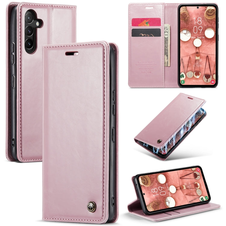 For Samsung Galaxy A54 5G CaseMe 003 Crazy Horse Texture Leather Phone Case