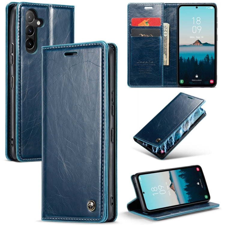 For Samsung Galaxy A54 5G CaseMe 003 Crazy Horse Texture Leather Phone Case