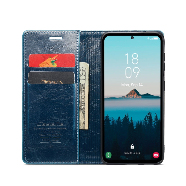 For Samsung Galaxy A54 5G CaseMe 003 Crazy Horse Texture Leather Phone Case