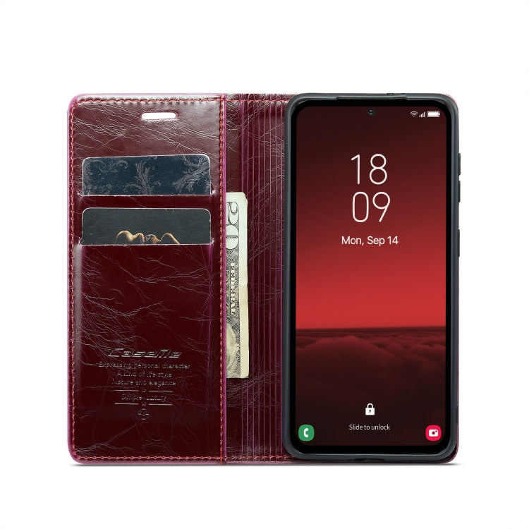 For Samsung Galaxy A54 5G CaseMe 003 Crazy Horse Texture Leather Phone Case