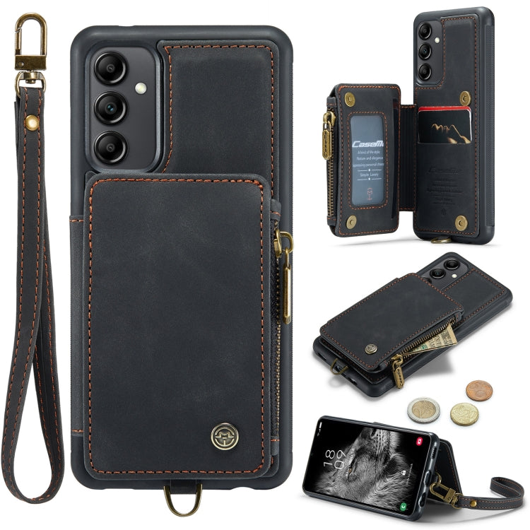 For Samsung Galaxy A14 5G CaseMe C20 Multifunctional RFID Leather Phone Case