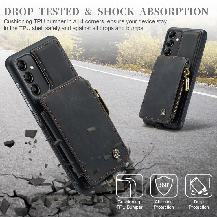 For Samsung Galaxy A14 5G CaseMe C20 Multifunctional RFID Leather Phone Case