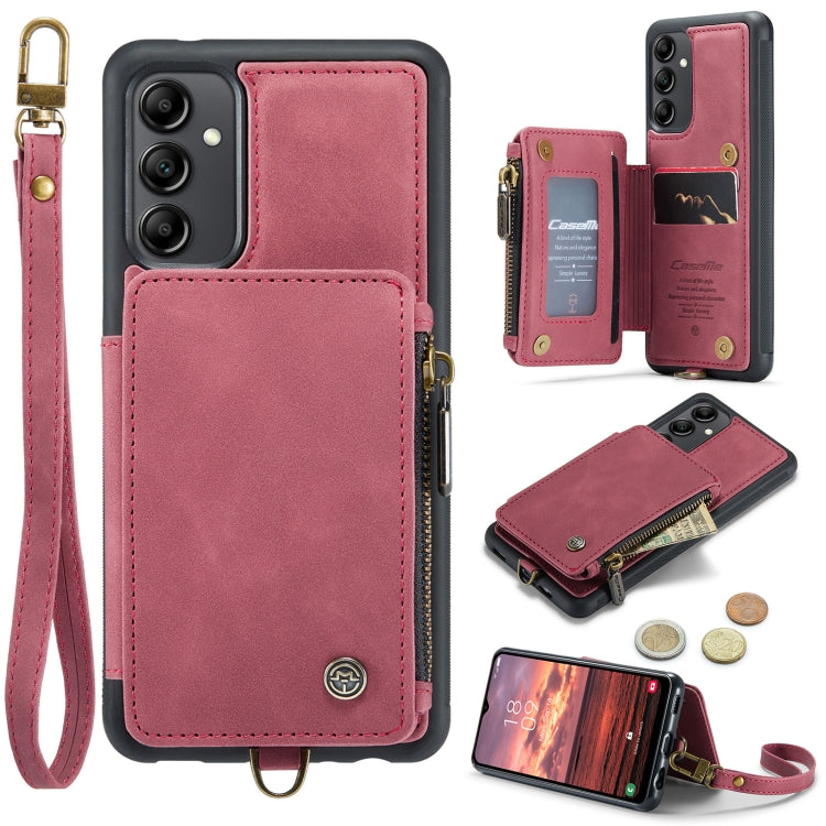 For Samsung Galaxy A14 5G CaseMe C20 Multifunctional RFID Leather Phone Case