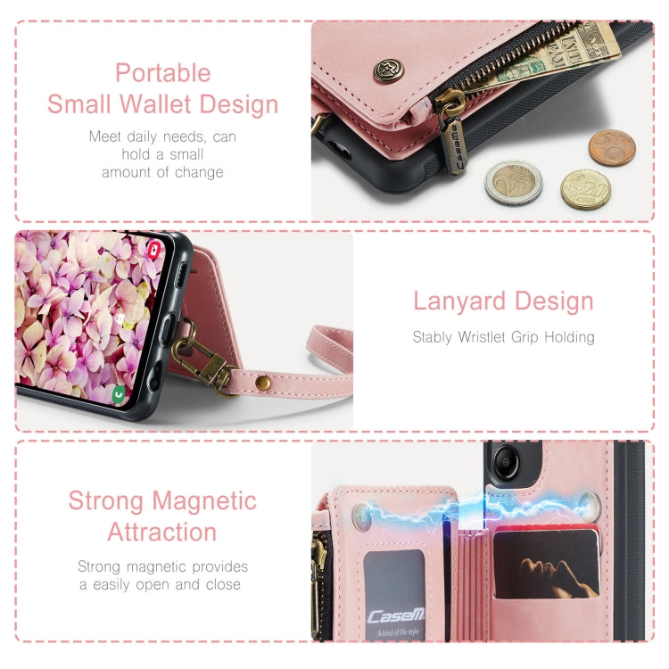 For Samsung Galaxy A14 5G CaseMe C20 Multifunctional RFID Leather Phone Case