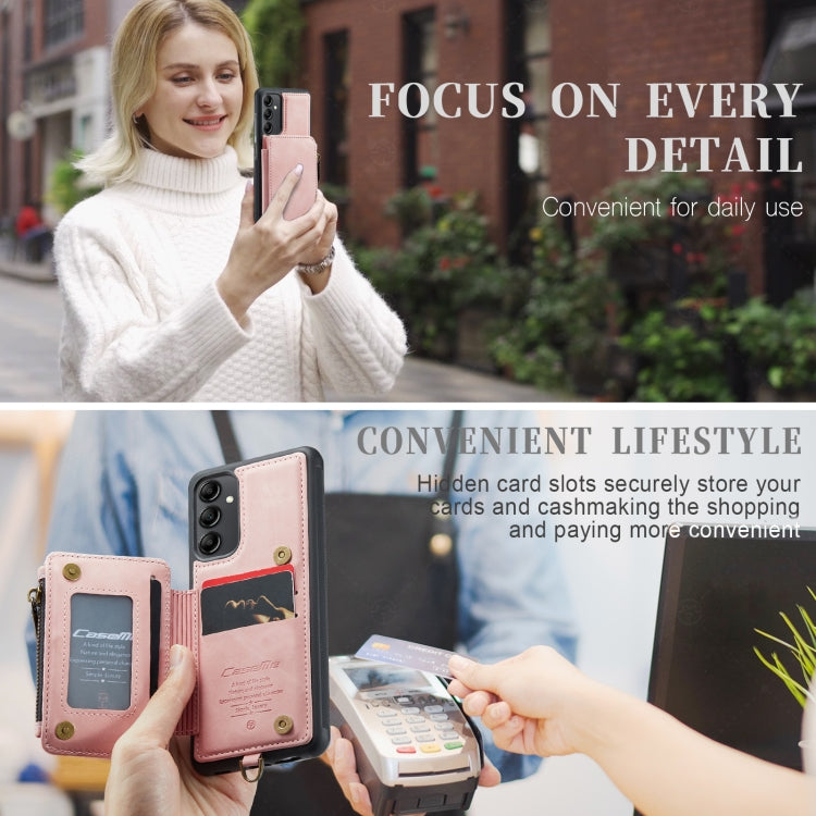 For Samsung Galaxy A14 5G CaseMe C20 Multifunctional RFID Leather Phone Case