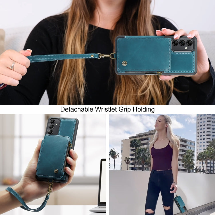 For Samsung Galaxy A14 5G CaseMe C20 Multifunctional RFID Leather Phone Case
