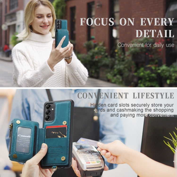 For Samsung Galaxy A14 5G CaseMe C20 Multifunctional RFID Leather Phone Case