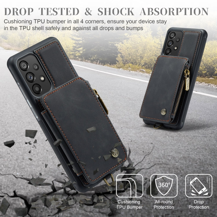 For Samsung Galaxy A33 CaseMe C20 Multifunctional RFID Leather Phone Case