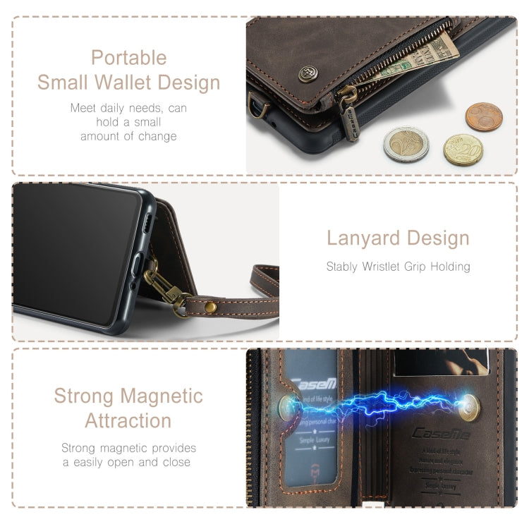 For Samsung Galaxy A33 CaseMe C20 Multifunctional RFID Leather Phone Case