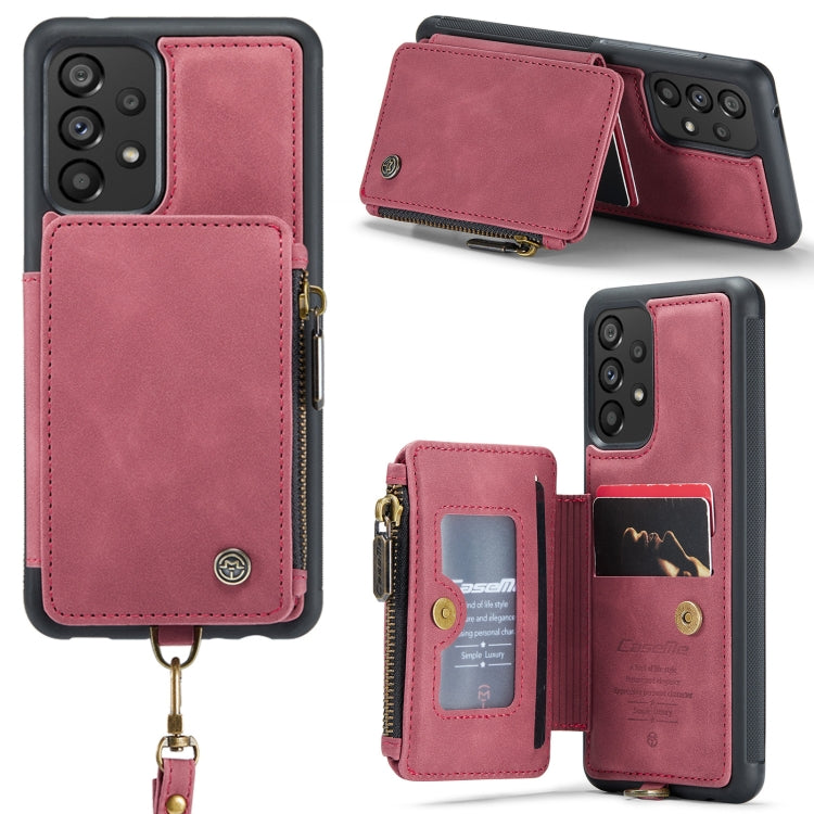 For Samsung Galaxy A33 CaseMe C20 Multifunctional RFID Leather Phone Case